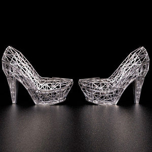  3D Shoes Model | Wire Frames High Heels