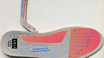ARIA - patented bioengineering inspired breathable insole