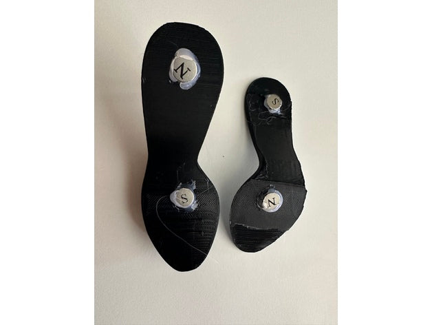 Interchangeable Sole with Magnets by threedprintingaashitagrov