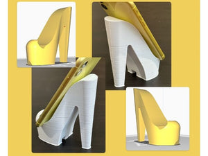 High heel shoe phone charging stand by FresnelTHz