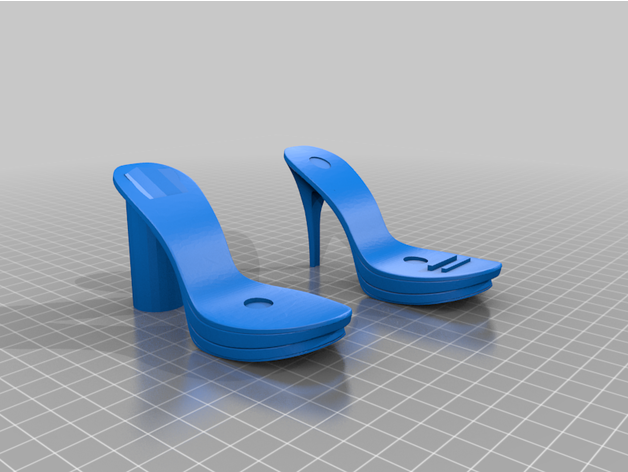 Interchangeable Sole with Magnets by threedprintingaashitagrov