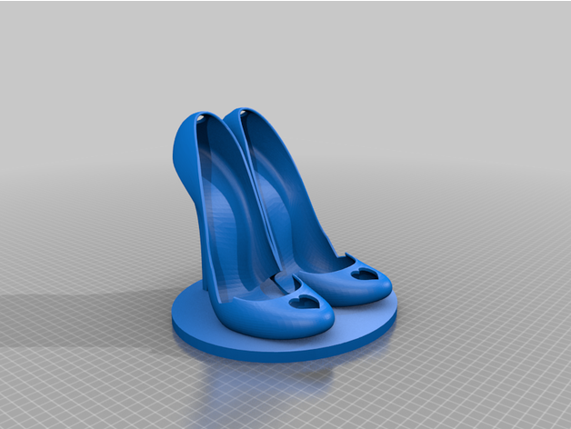 Barbi shoe with base by Periechild