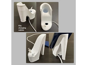 Shoe phone charging stand  holder by FresnelTHz