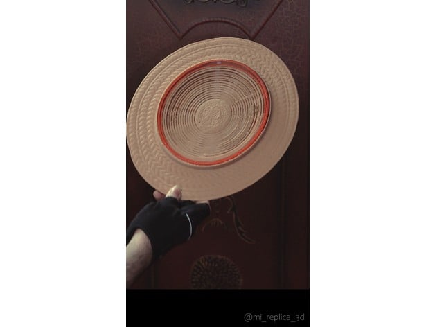 Print in Place Collapsible Luffys Straw Hat by mi_replica_3d
