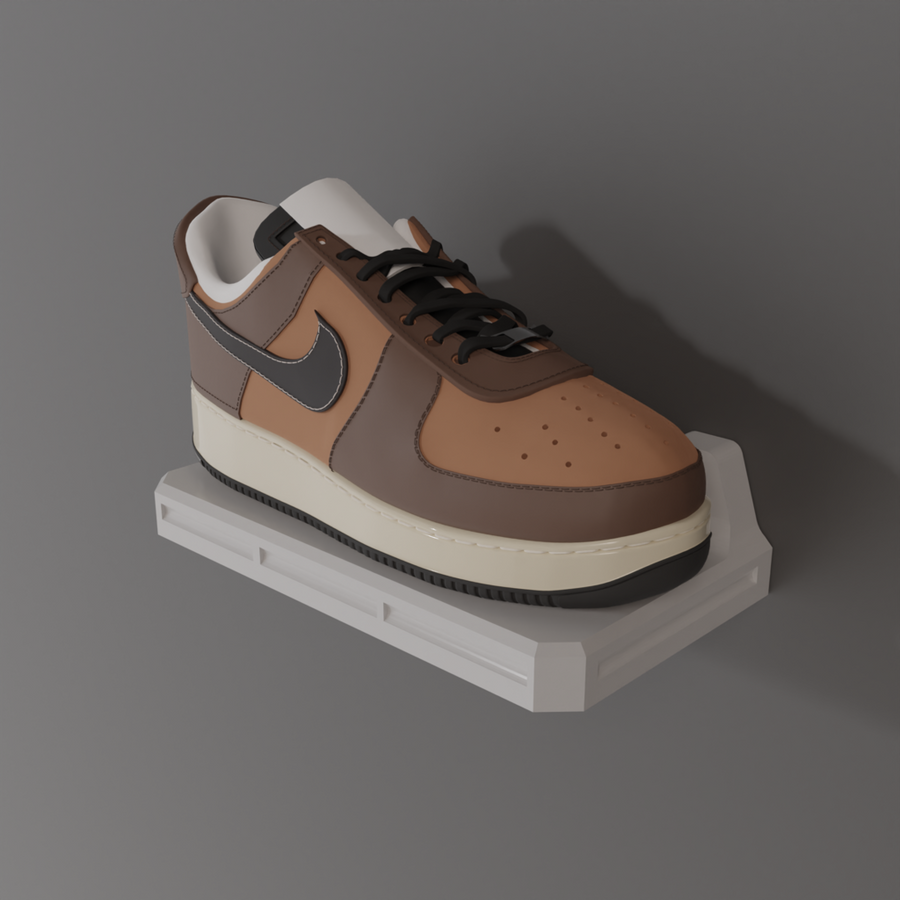 ShoesUP One shoe wall shelf Free 3D print model by Eclipser