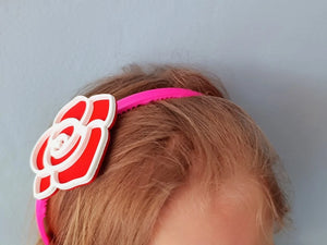 Headband with flower  headband by jll8