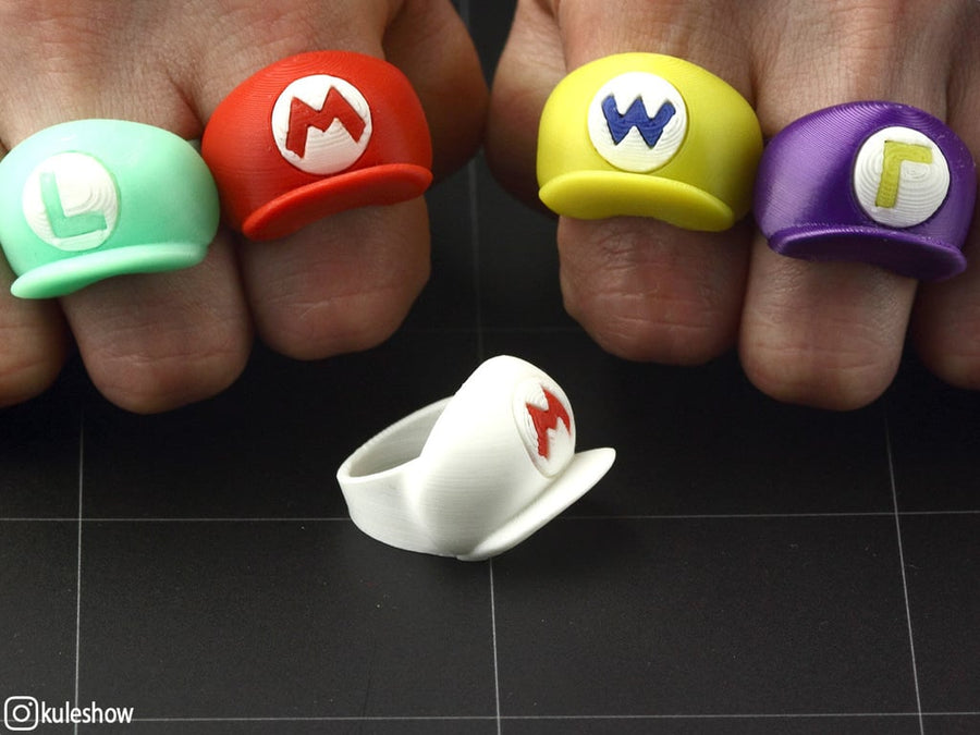 Mario Hat Rings  by bigovereasy
