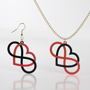 Infinite love earrings pendant by DanTech