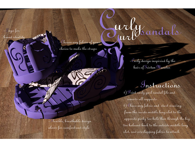 The Curly Gurl Sandals