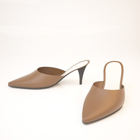 Arun Low Open Heel | 3D Shoe Model
