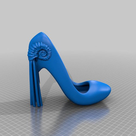 3D Printed Ammonite High Heel