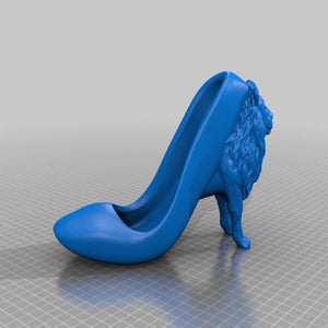 3D Printed Lion High Heel