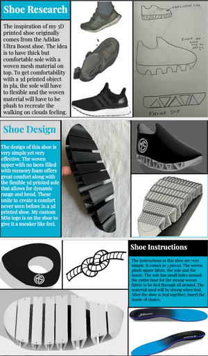 Designer Shoe 3D Printed  by masb23