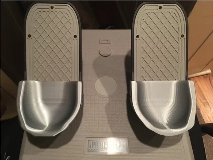 CH Pro Rudder Pedals - Heel Cup / Backstop by MD_Co