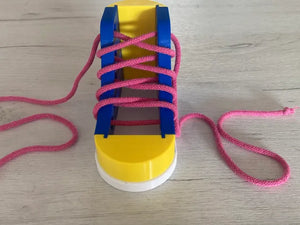 Montessori kids game Lacing Shoe by WP_Master