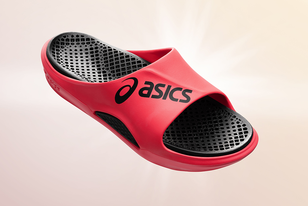 Asics, 3d printed slides, slides, sandals, asics slides, asics sandals