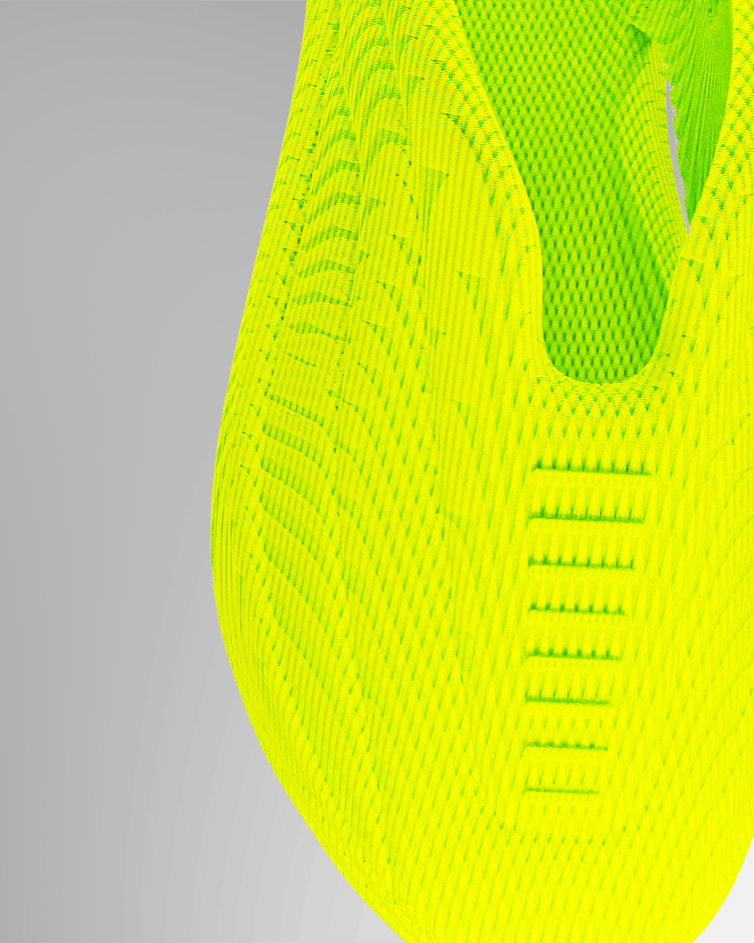 Ambush "100S" metaverse clog features a sleek, 3D printed design.