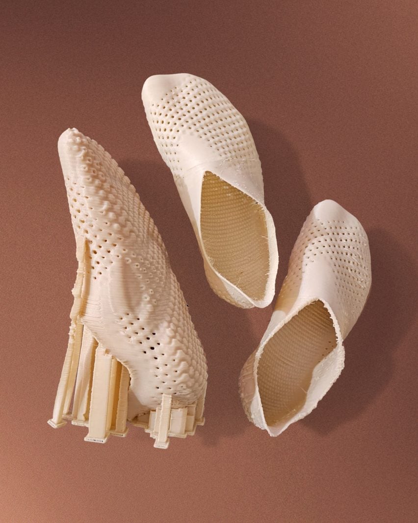 3D-printed shoe