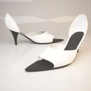 3D STL Arun Low Heel - Elegant and Chic Footwear