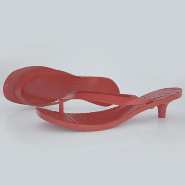 3D STL Low Heel Sandal - Comfortable and Stylish Footwear