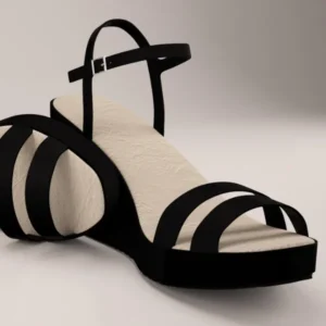 3D STL Strappy Wedge - Stylish and Modern Design