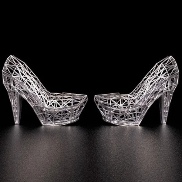 3D STL Wire Frame Heels - Modern and Elegant Design