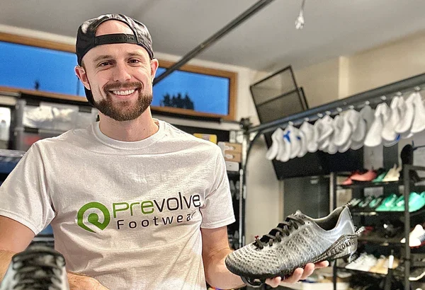 Oliver Brossmann, the Founder of Prevolve Footwear