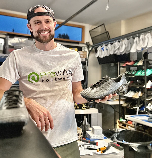 Oliver Brossmann, the Founder of Prevolve Footwear