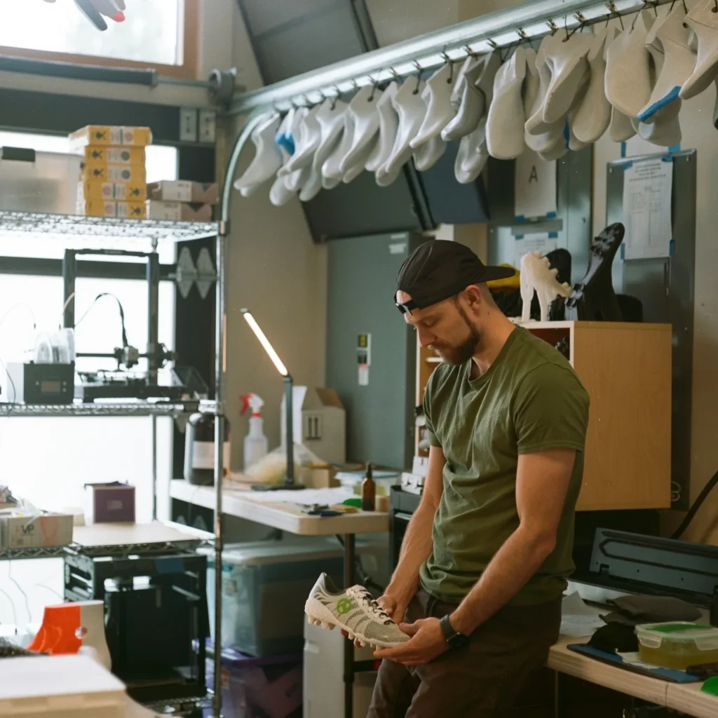 Seattle 3D printing Factory - Prevolve Founder, Oliver, in his Natural Habitat