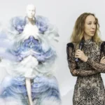 Iris van Herpen at “Iris van Herpen Sculpting the Senses” at the Gallery of Modern Art, Brisbane. Photo QAGOMA