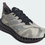 Close-up of Adidas 4D-printed midsole showing breathable lattice structure