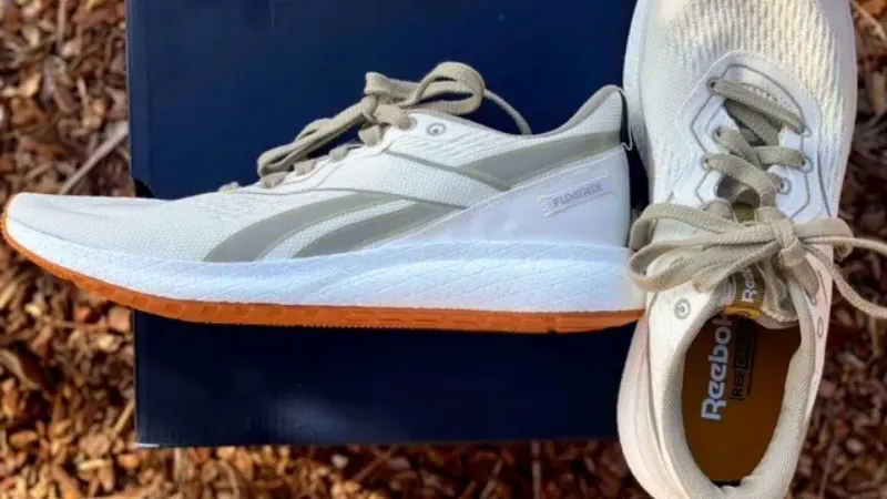 Reebok Floatride GROW made with castor bean foam and eucalyptus upper