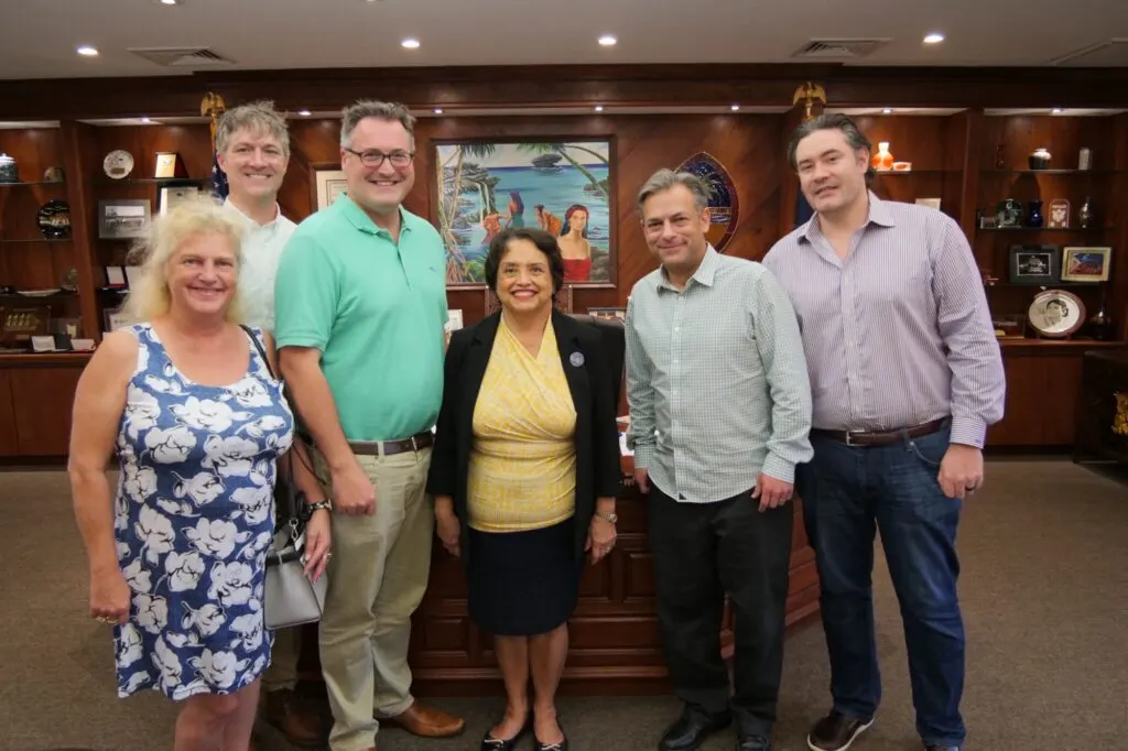 ASTRO America and Guam officials meeting to discuss GAMMA plans.