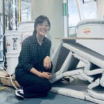 Hajin Kim-Tackowiak (MIT) at the Autodesk Technology Center in Boston.