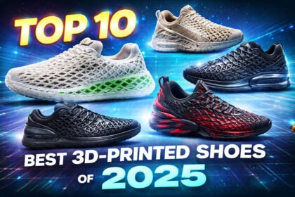 Top 10 best 3D-printed shoes of 2025 featuring futuristic lattice-sole sneakers for performance and lifestyle wear