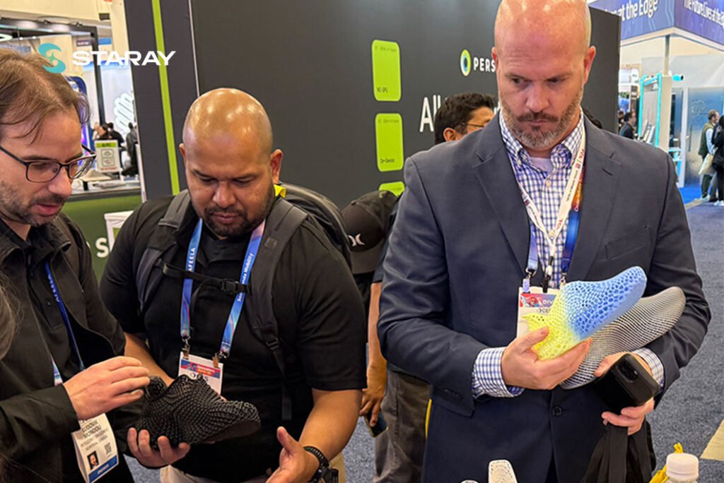 STARAY representatives presenting the Best Media Impact Innovation award at CES 2026