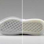 Lattice midsole deformation in 3D printed shoe after regular use