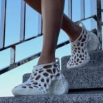 Rousinovich’s Voronoi heels showcase the sculptural possibilities of 3D-printed footwear. — Credit: Sofia Rousinovich / VoxelMatters.