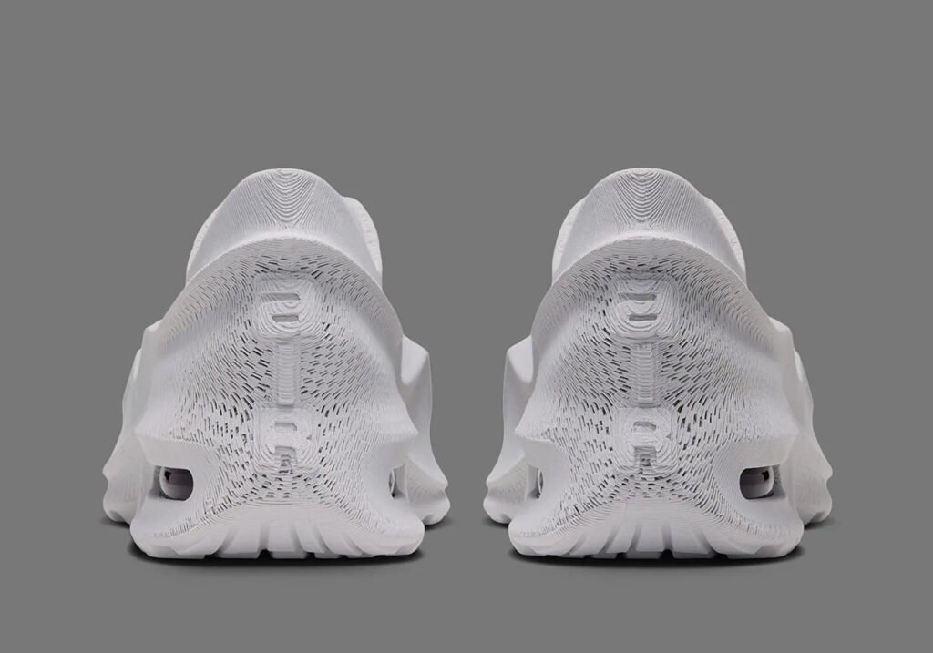 Nike Air Max 1000.3 rear view showing 3D printed heel structure